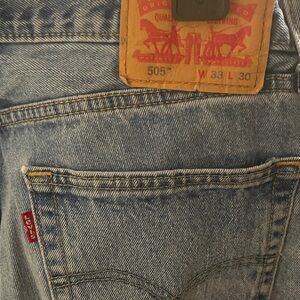 Levi's 505 Denim Jeans with Red Tab